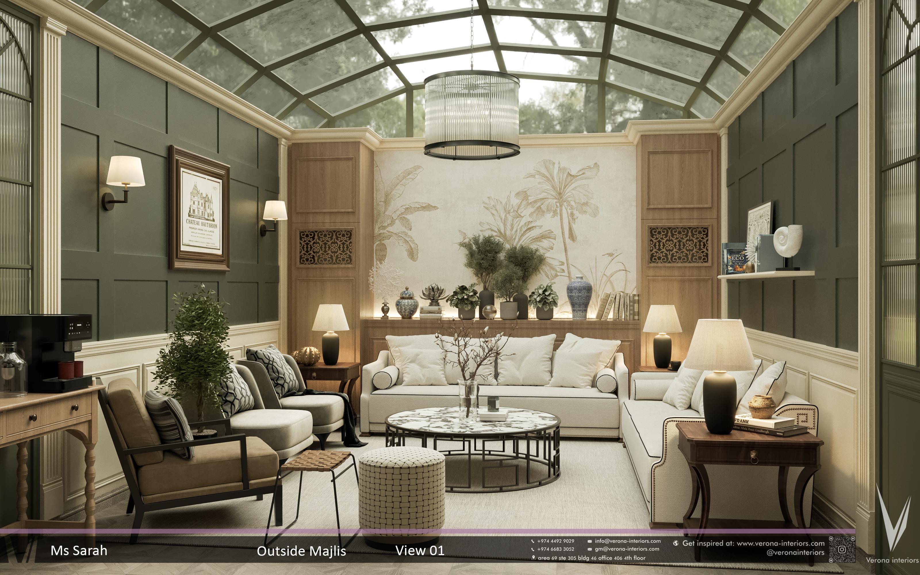 Outdoor Sitting Area Design – Doha